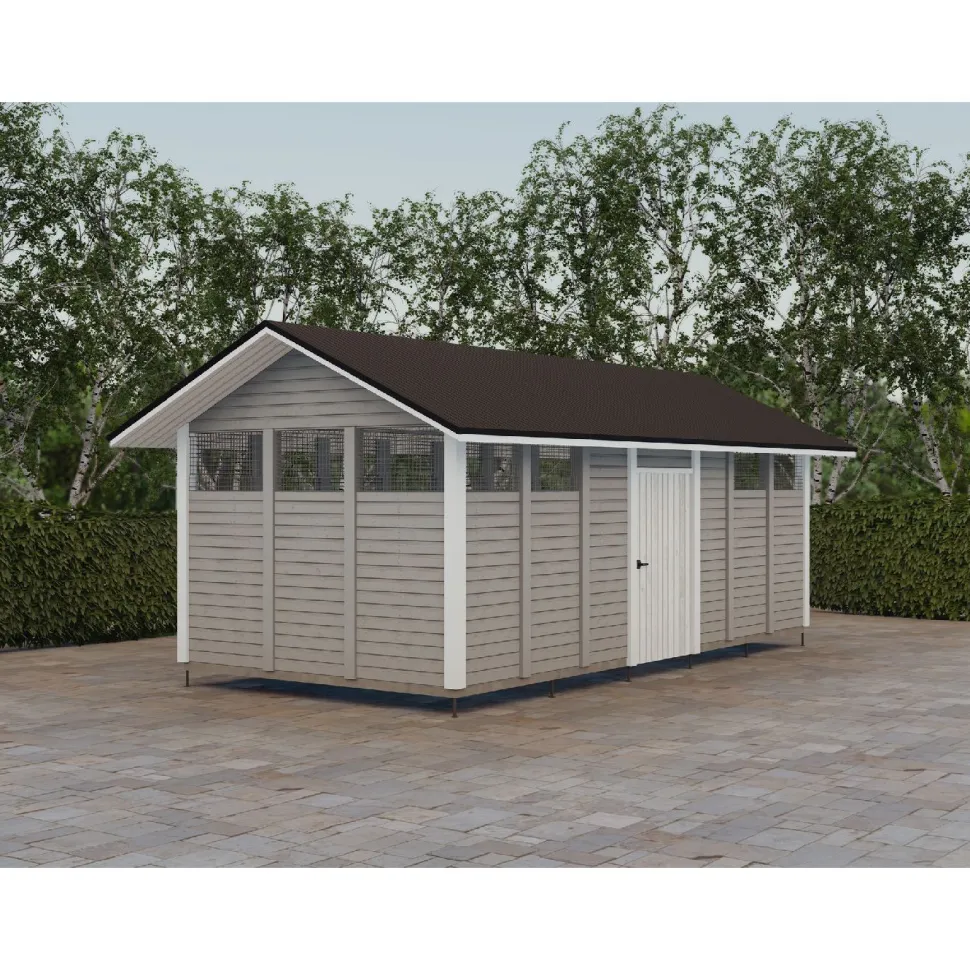 Roskakatos Timburg RK23, 7040x3236mm, 22.8m², puuvalmis