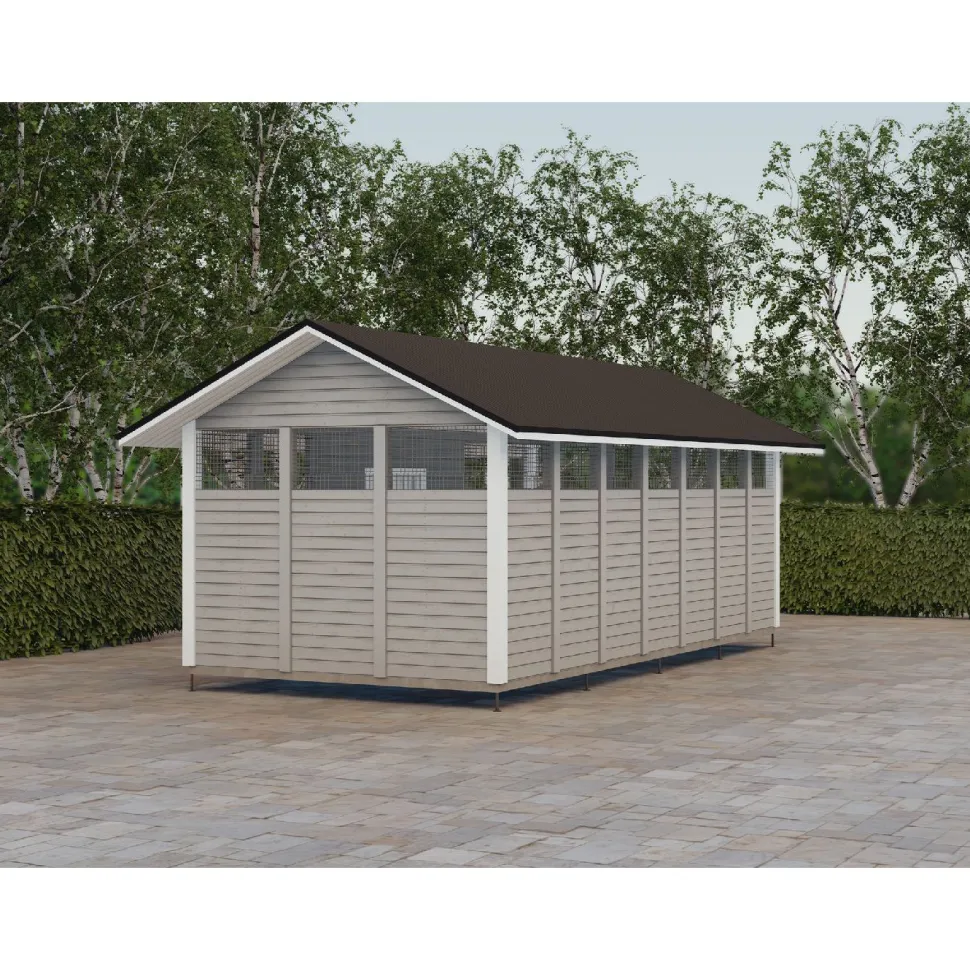 Roskakatos Timburg RK23, 7040x3236mm, 22.8m², puuvalmis