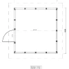 Roskakatos Timburg RK17, 4040x4236mm, 17.1m², puuvalmis