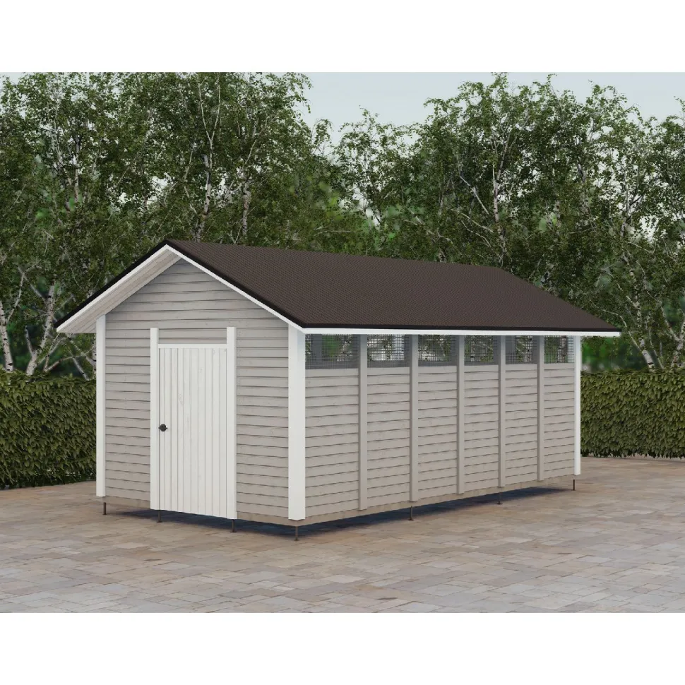 Roskakatos Timburg RK19, 6040x3236mm, 19.5m², puuvalmis