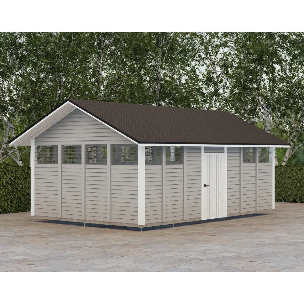 Roskakatos Timburg RK30, 7040x4236mm, 29.8m², puuvalmis