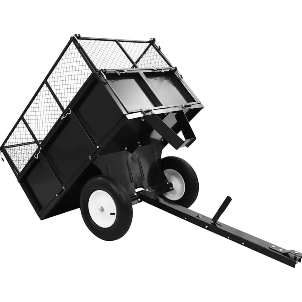 Ruohonleikkurin peräkärry 300 kg kuorma (45813)