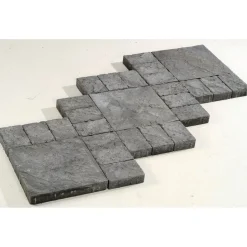 Rustiikkilaatta Rudus 418x418x60mm musta