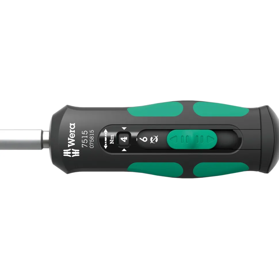 Ruuvimeisseli Wera 7515 Kraftform Safe-Torque Speed, 2–6 Nm