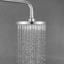 Sadesuihkusetti Bathlife Glimma, termostaattihanalla, hierova suihku, suihkupää ⌀200mm, kromi