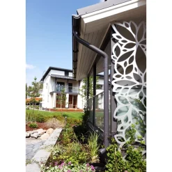 Sadevesijärjestelmä Ruukki puolipyöreä: kourun sisäkulma 90° ø125mm, eri värejä