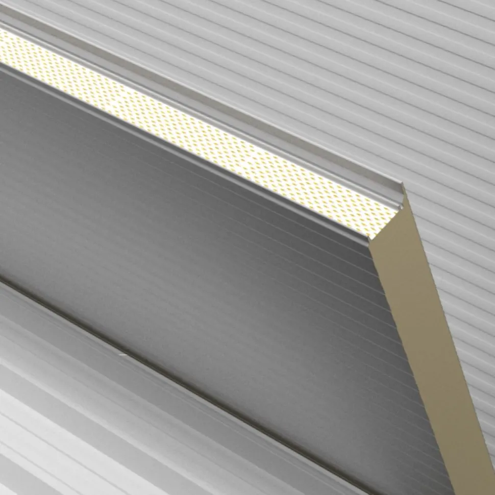 Sandwich-elementti Mepera pelti-PIR-pelti 50 mm 1150x3000 mm hopea