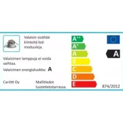 Saunan laudevalaistussarja Cariitti VPL30C-G223 LED-värinvaihtoprojektorilla + 23 kuitua