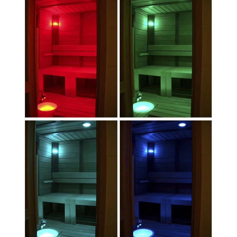 Saunan laudevalaistussarja Cariitti VPL30C-G223 LED-värinvaihtoprojektorilla + 23 kuitua