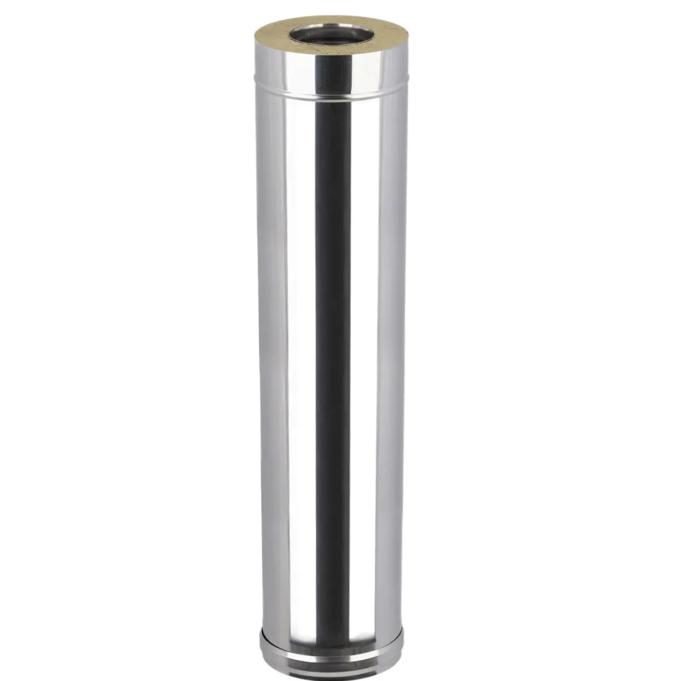 Saunan Piippu Jeremias ECO 1000 mm jatko-osa Ø115 mm rst