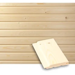 Saunapaneeli Tuuli Sauna STP, 15x95mm, VK kuusi, puuvalmis