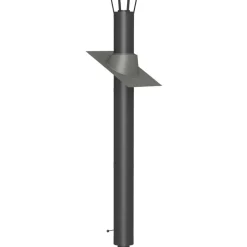 Savupiippu/takan piippu Jeremias 3m, Ø150mm, musta