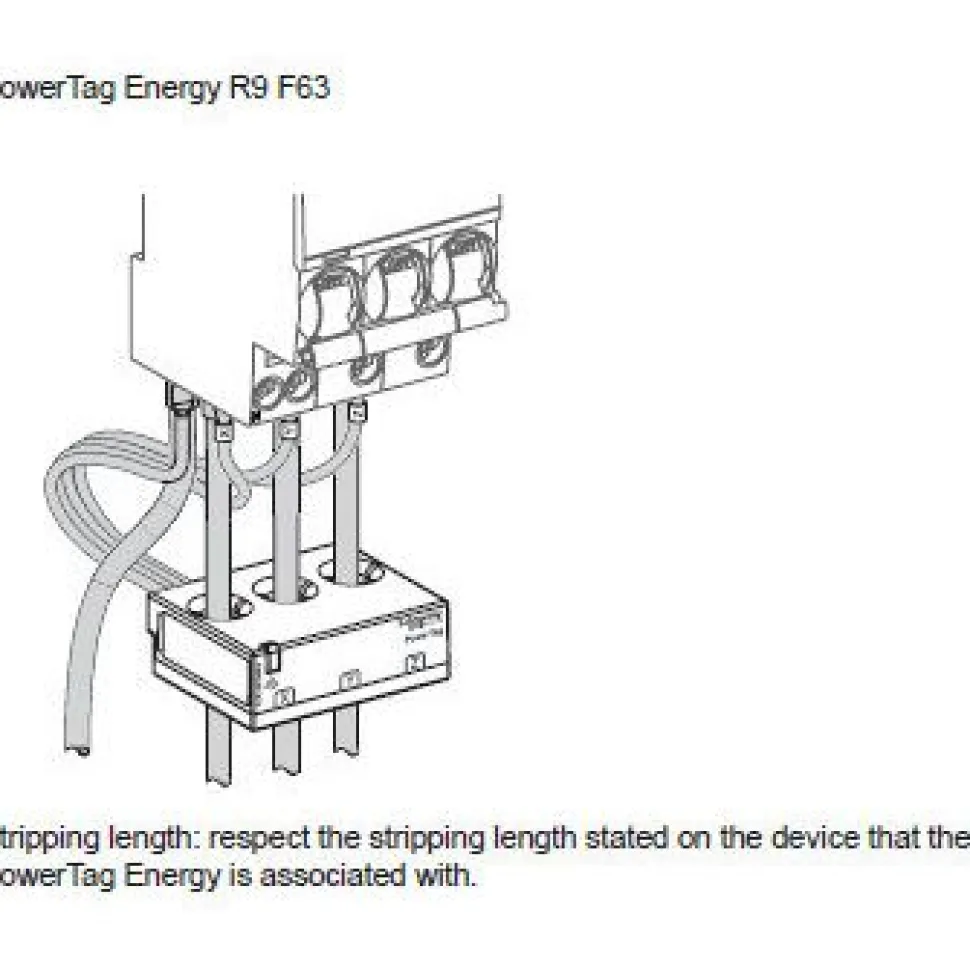 Schneider Electric Wiser PowerTag E Energiamittari 3P+N Flex