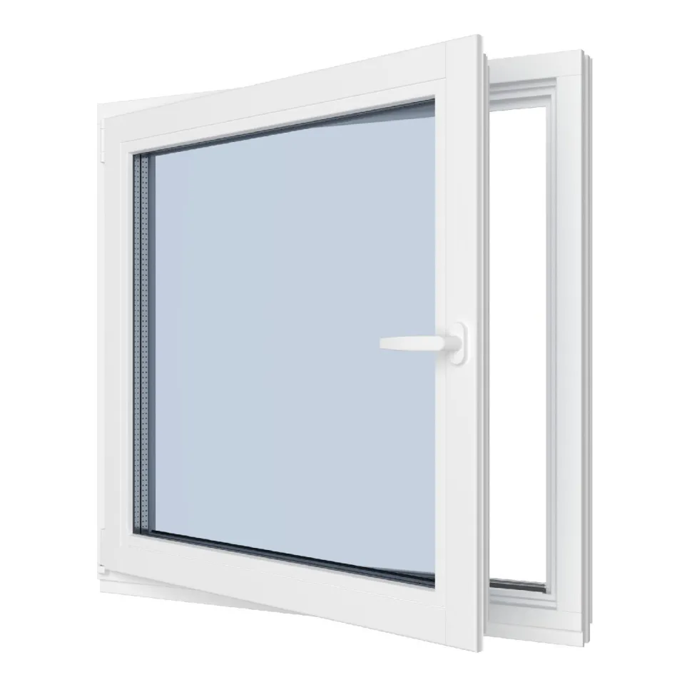 Seicom Classic DK 3K 3-lasinen kippi-ikkuna, puu, leveys 500-700mm