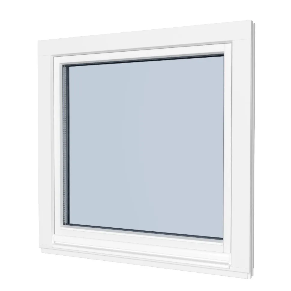 Seicom Classic DK 3K 3-lasinen kippi-ikkuna, puu, leveys 500-700mm