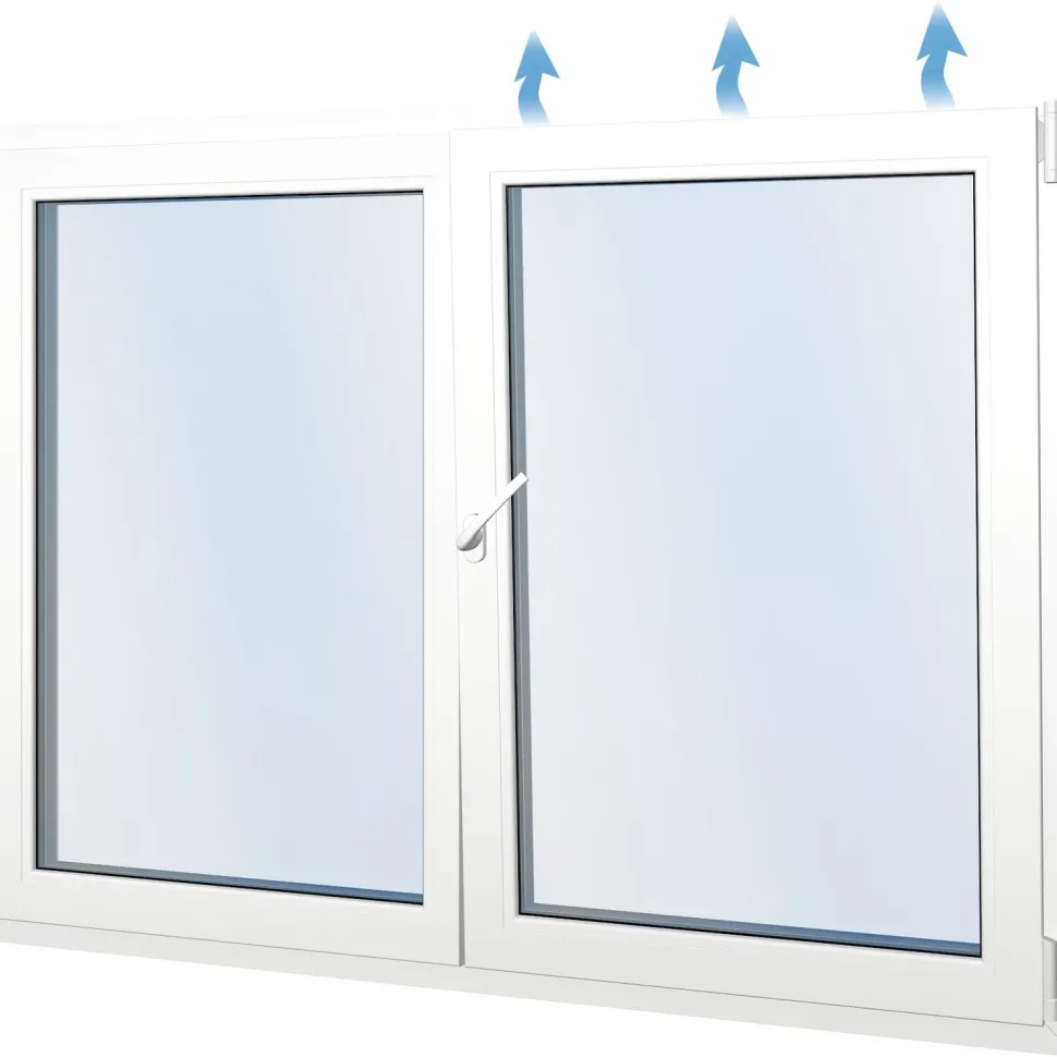 Seicom Classic RO 3K 3-lasinen kippi-ikkuna PVC B-malli yksiaukkoisella karmilla leveys 1600 - 1690 mm