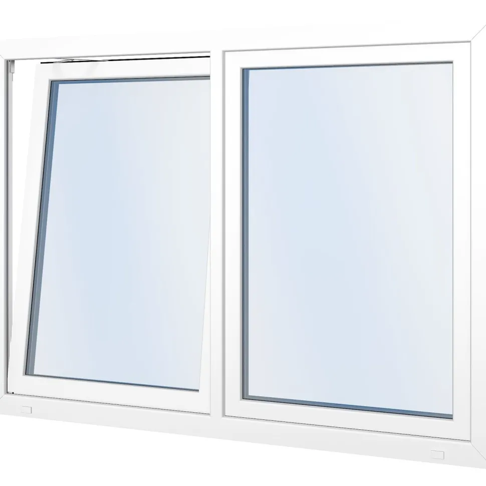 Seicom Classic RO 3K 3-lasinen kippi-ikkuna PVC B-malli yksiaukkoisella karmilla leveys 1600 - 1690 mm
