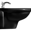 Seinä-bidee Lavabo Retro, kiiltävä musta