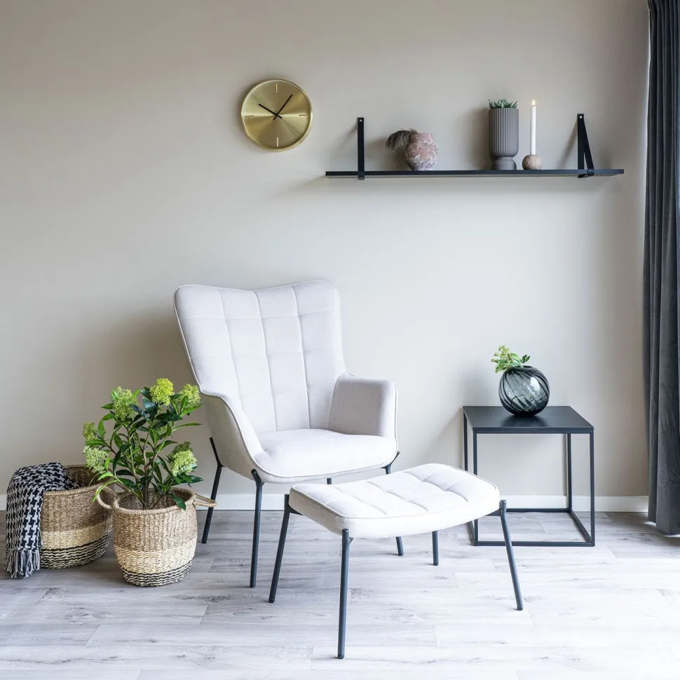 Seinäkello House Nordic Istanbul, ø30cm, hiljainen käynti, kulta
