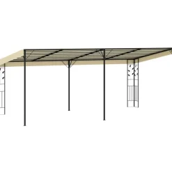 Seinään kiinnitettävä huvimaja 6x3x2,5 m kerma