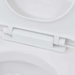 Seinään kiinnitettävä WC-istuin keraaminen valkoinen
