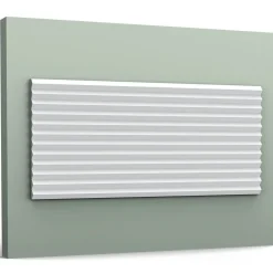 Seinäpaneeli Orac Decor W108 18x250x2000 mm polyuretaani valkoinen