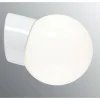 Seinävalaisin Ifö Electric Classic Glob Ø150mm opaalilasi valkoinen vino IP20