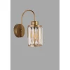 Seinävalaisin Linento Lighting 9041-1A, ø12cm, E27, max. 40W, IP20, kulta