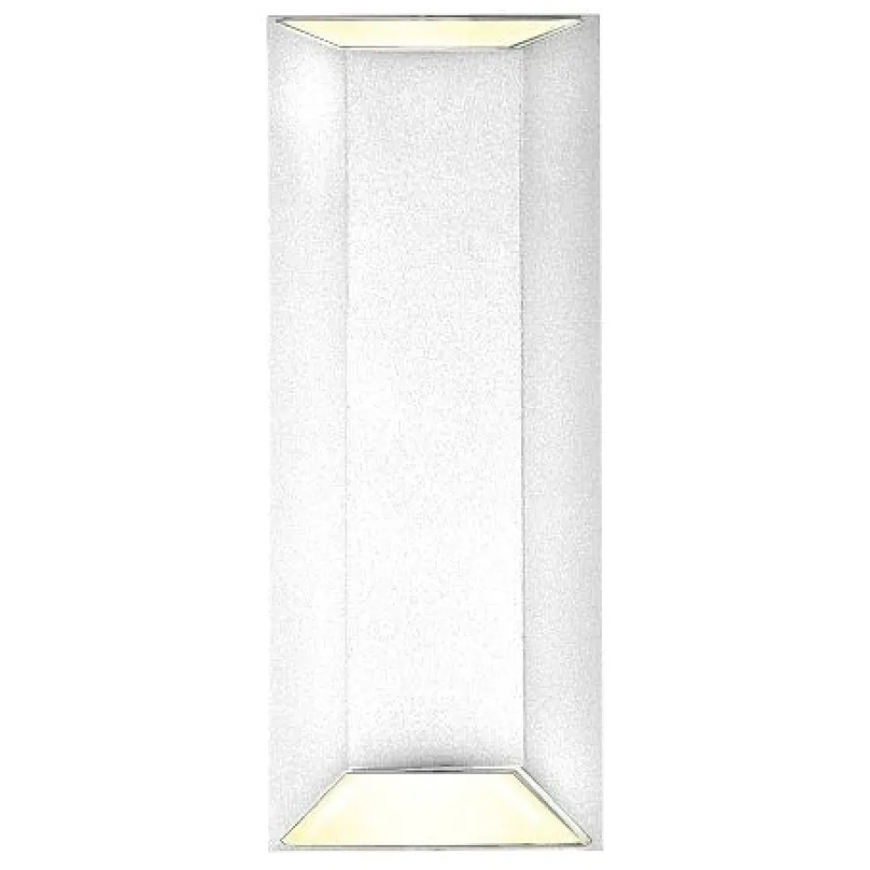 Seinävalaisin Sala IP44 90x90x220 mm ylös/alas valkoinen