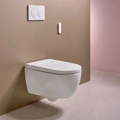 Seinä-WC-istuin Geberit Alba, pesevä, valkoinen