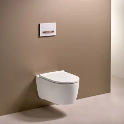 Seinä-WC-istuin Geberit ONE Turboflush, valkoinen Design-kansi