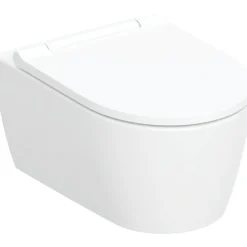 Seinä-WC-istuin Geberit ONE Turboflush, valkoinen Design-kansi