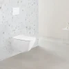 Seinä WC-istuin Geberit Smyle Square, ilman kantta, valkoinen