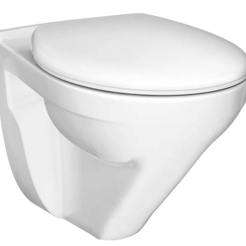Seinä-WC-istuin Gustavsberg Nordic3 3630, Hygienic Flush, vakioistuinkannella