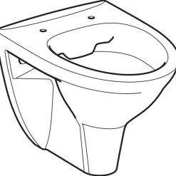 Seinä-WC-istuin IDO Glow Classic Rimfree, huuhtelukaulukseton, 49,5 cm, valkoinen