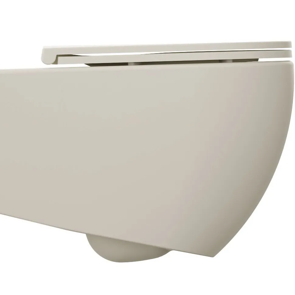 Seinä-WC-istuin Interia Infinity Rimless, huuhtelukaulukseton, matta, eri värejä