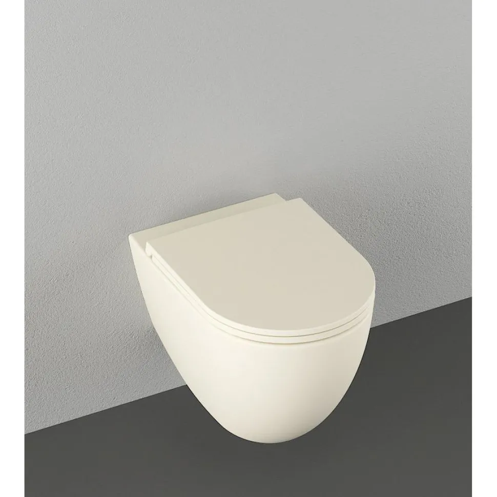 Seinä-WC-istuin Interia Infinity Rimless, huuhtelukaulukseton, matta, eri värejä