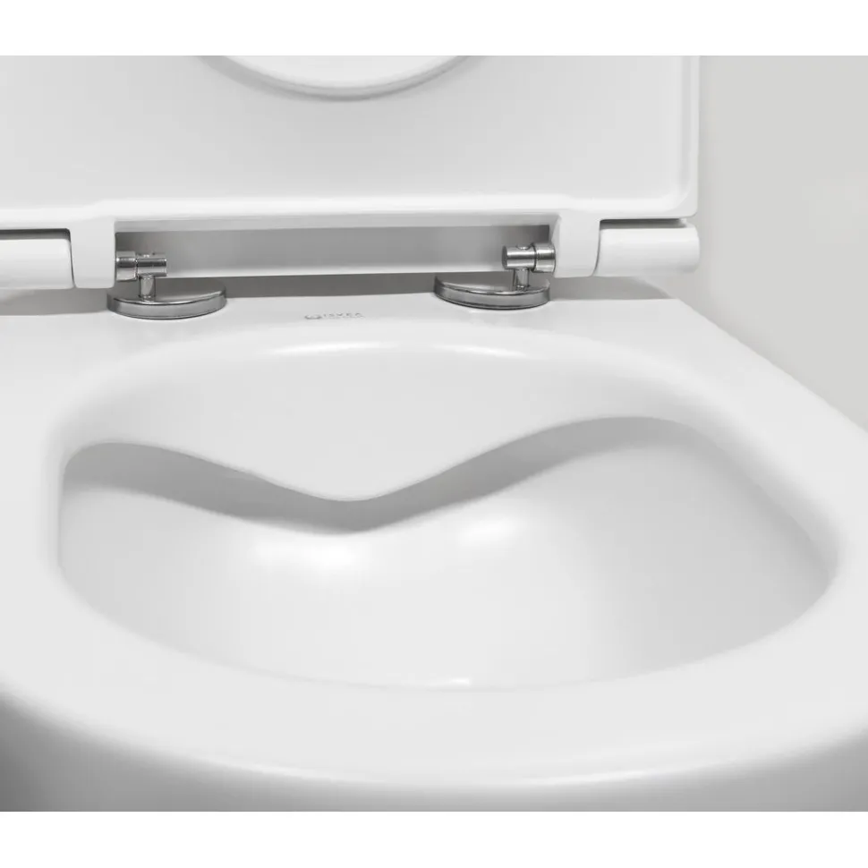 Seinä-WC-istuin Interia Infinity Rimless, huuhtelukaulukseton, matta, eri värejä