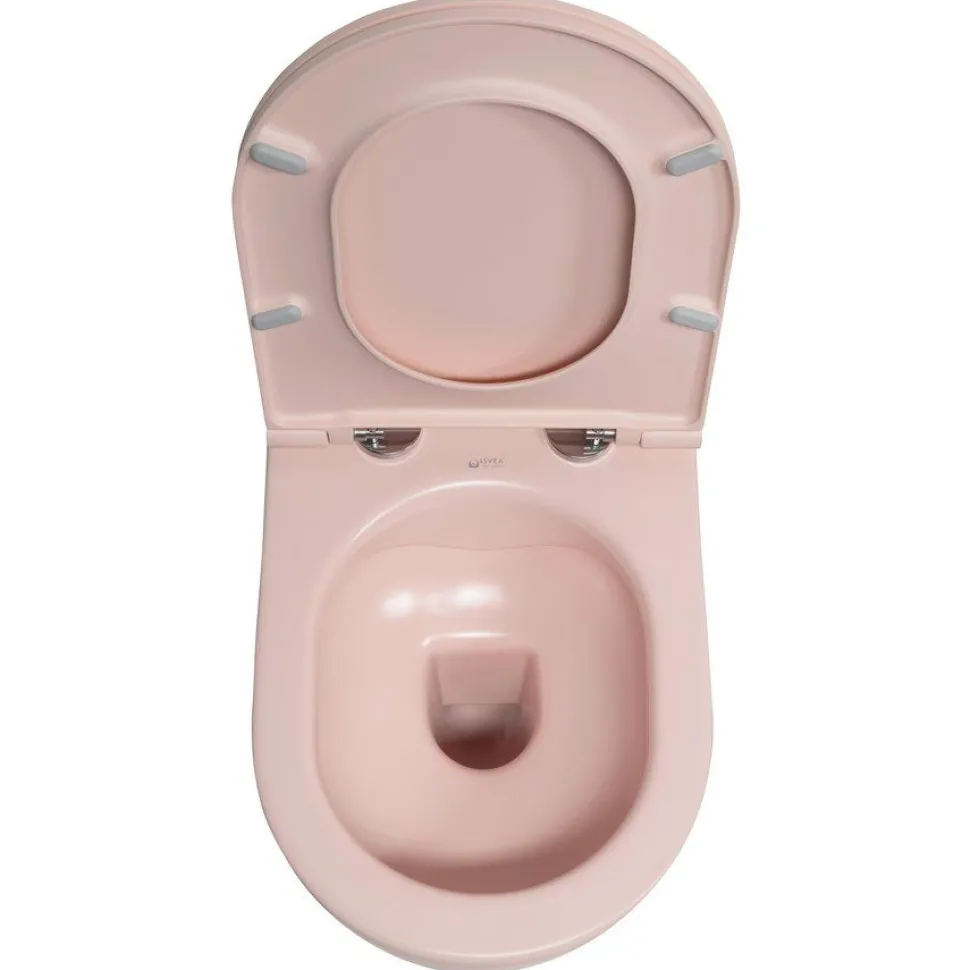 Seinä-WC-istuin Interia Infinity Rimless, huuhtelukaulukseton, matta, eri värejä