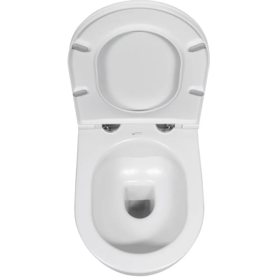 Seinä-WC-istuin Interia Infinity Rimless, huuhtelukaulukseton, matta, eri värejä