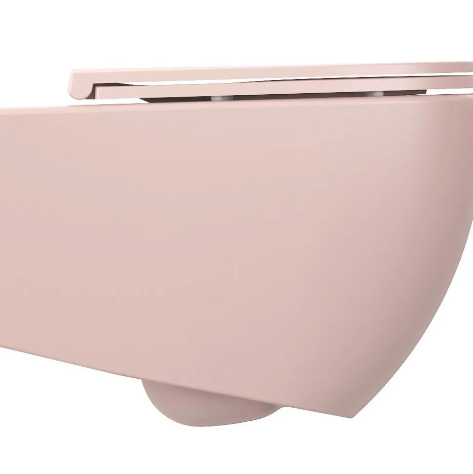 Seinä-WC-istuin Interia Infinity Rimless, huuhtelukaulukseton, matta, eri värejä