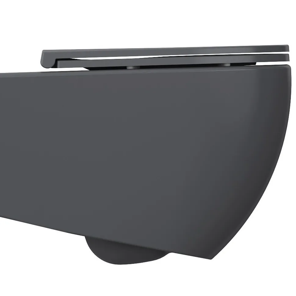 Seinä-WC-istuin Interia Infinity Rimless, huuhtelukaulukseton, matta, eri värejä