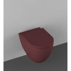 Seinä-WC-istuin Interia Infinity Rimless, huuhtelukaulukseton, matta, eri värejä