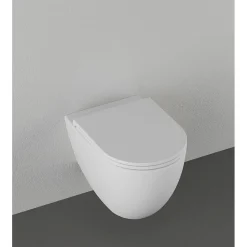 Seinä-WC-istuin Interia Infinity Rimless, huuhtelukaulukseton, matta, eri värejä