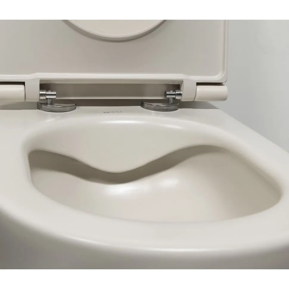 Seinä-WC-istuin Interia Infinity Rimless, huuhtelukaulukseton, matta, eri värejä