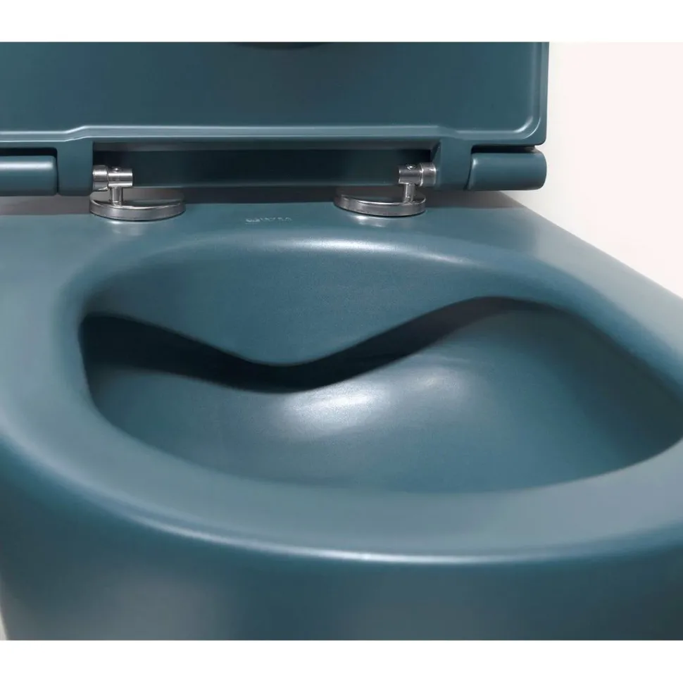 Seinä-WC-istuin Interia Infinity Rimless, huuhtelukaulukseton, matta, eri värejä