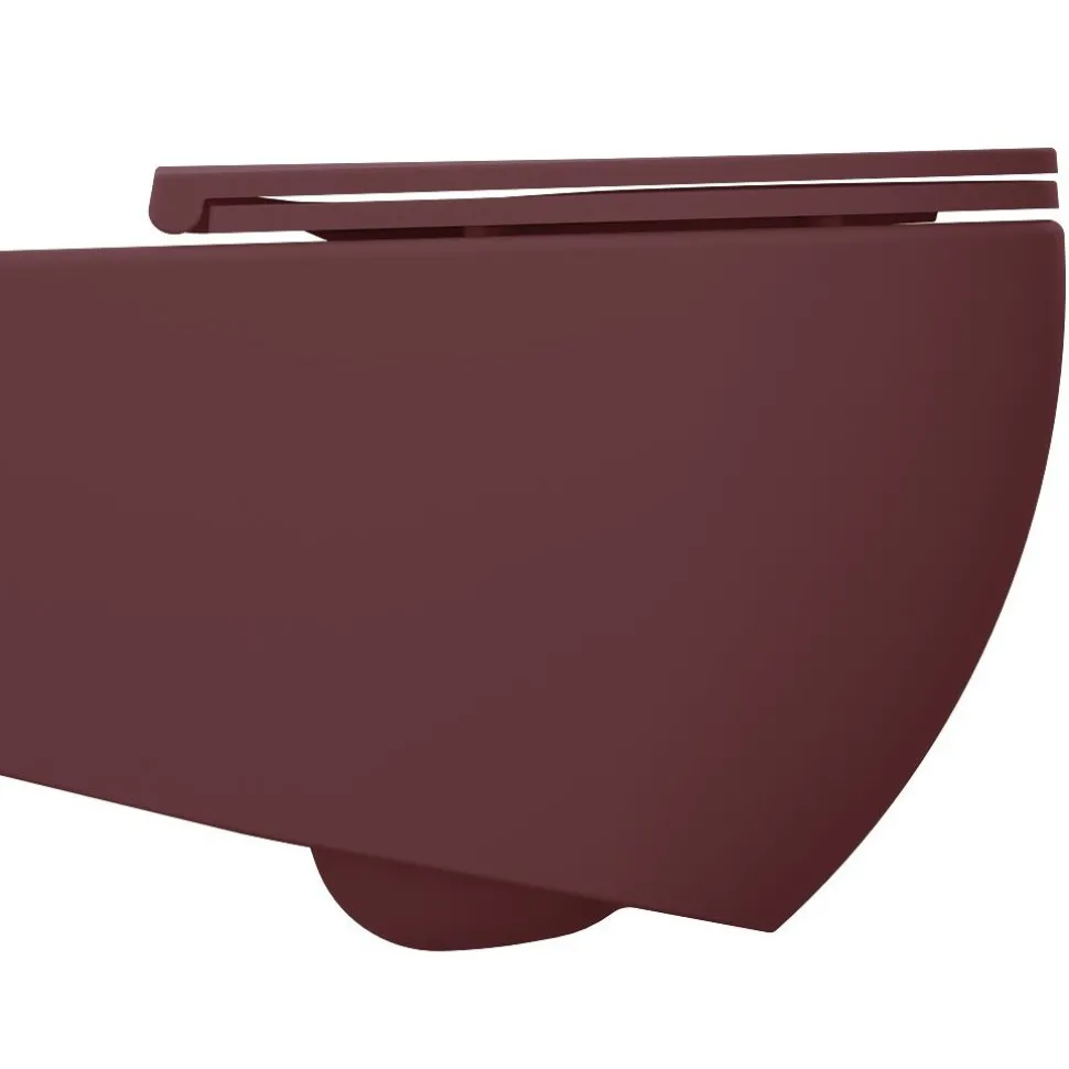 Seinä-WC-istuin Interia Infinity Rimless, huuhtelukaulukseton, matta, eri värejä
