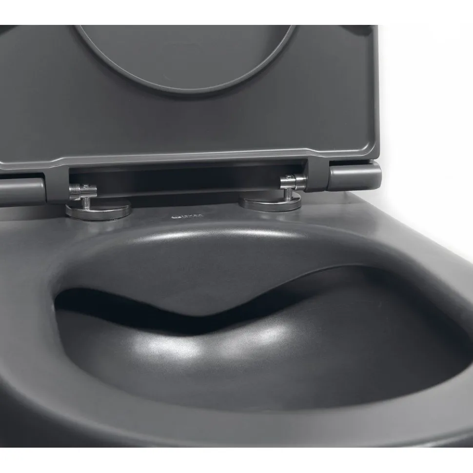 Seinä-WC-istuin Interia Infinity Rimless, huuhtelukaulukseton, matta, eri värejä