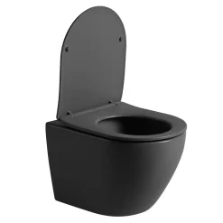 Seinä-WC-istuin Interia Pacho Rimless, soft-close -kannella, eri värejä