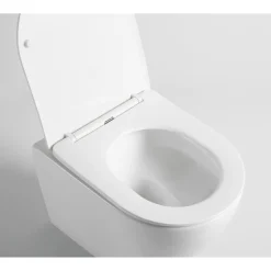 Seinä-WC-istuin Interia Pacho Rimless, soft-close -kannella, eri värejä